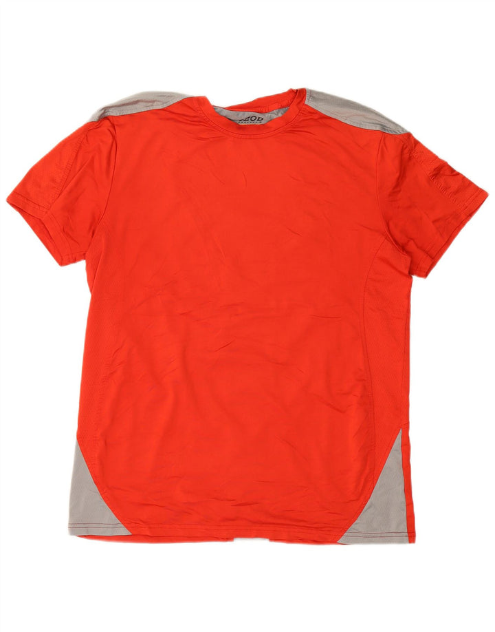 IZOD Herren-T-Shirt-Oberteil, groß, rot, Farbblock