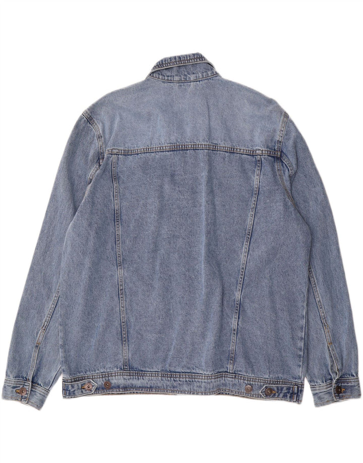 LIVERGY Herren Jeansjacke UK 46 3XL Blaue Baumwolle
