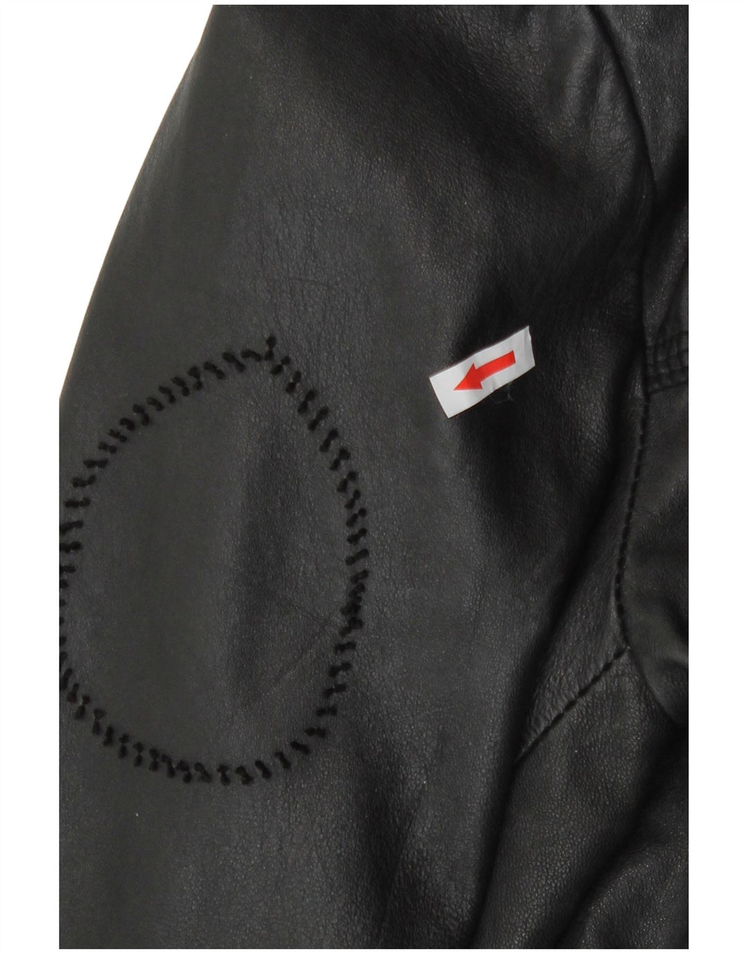 Superdry Herren Militärlederjacke UK 38 Mittelschwarzes Leder