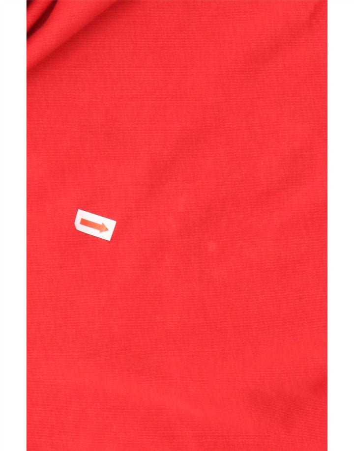 Adidas Herren Grafik-T-Shirt aus mittelroter Baumwolle