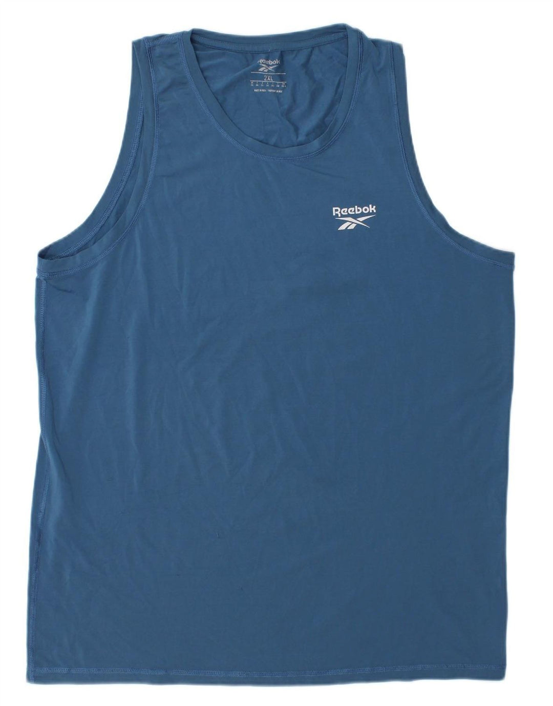 REEBOK Mens Vest Top 2XL Blue