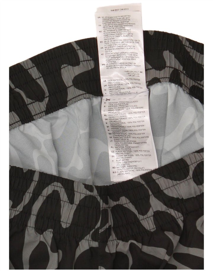 Reebok Herren Sport Shorts XS Schwarz Camouflage Polyester