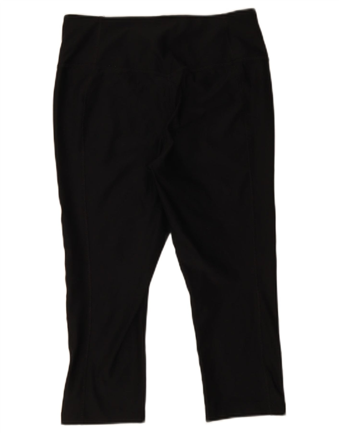 Nike Damen Dri Fit Capri-Leggings UK 14 Mittelschwarzes Polyester