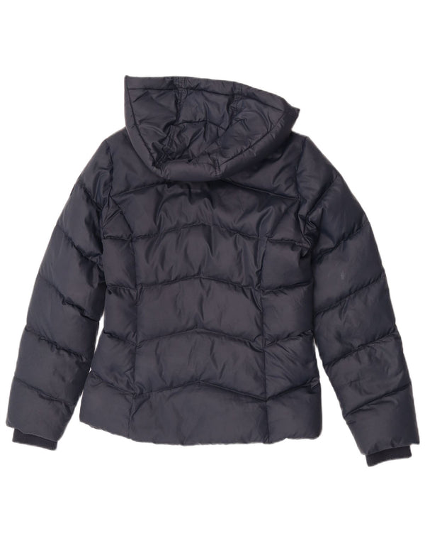 TOMMY HILFIGER Wattierte Jacke mit Kapuze für Mädchen, 15–16 Jahre, marineblaues Polyester