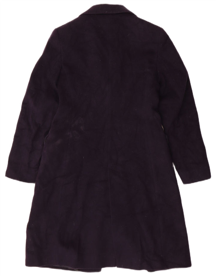 Boggi Damenmantel UK 10 Small Marineblaue Wolle