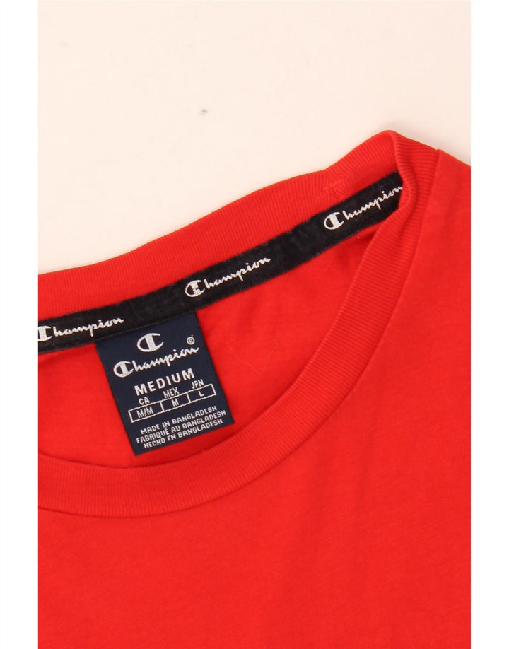CHAMPION Herren Grafik-T-Shirt-Oberteil Mittelrot
