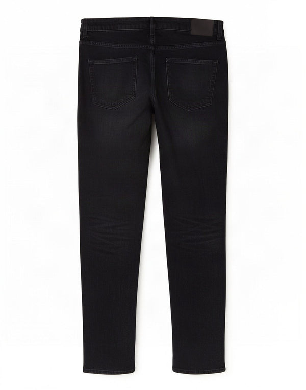 Zara Damen High Waist Slim Jeans EU 40 Medium W30 L30 Schwarze Baumwolle