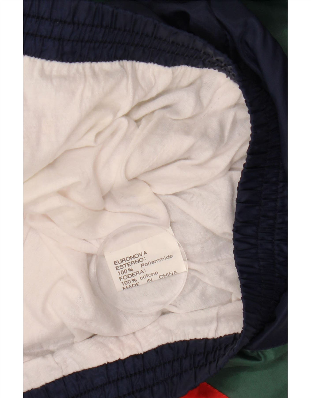 VINTAGE Herren-Trainingsanzug-Top-Jacke, groß, mehrfarbig, Farbblock