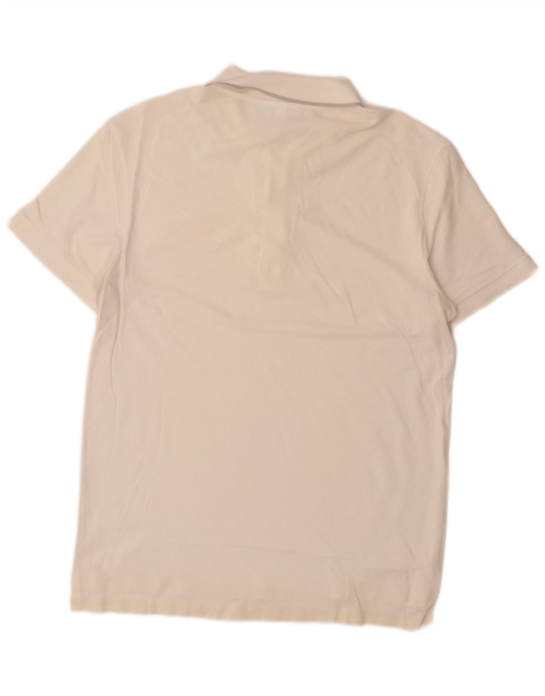 Lacoste Herren-Poloshirt mit normaler Passform, Größe 4, mittelweiß