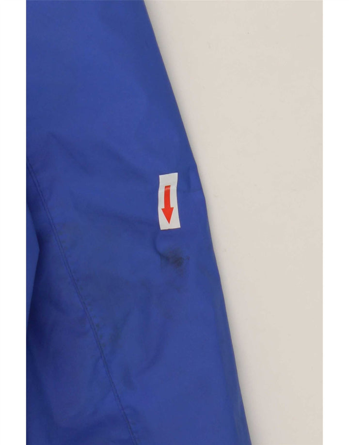 K-Way Herren-Windbreakerjacke mit Kapuze, UK 40, Größe L, Blau, Polyamid