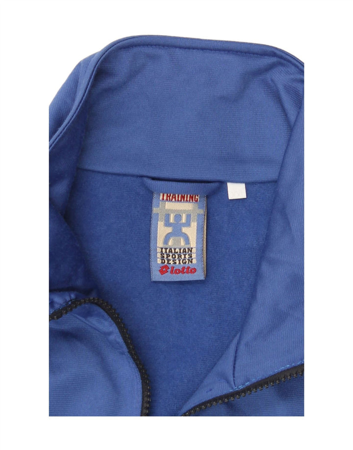 LOTTO Herren-Trainingsanzugoberteil mit Grafik, 2XL, Blau, Farbblock