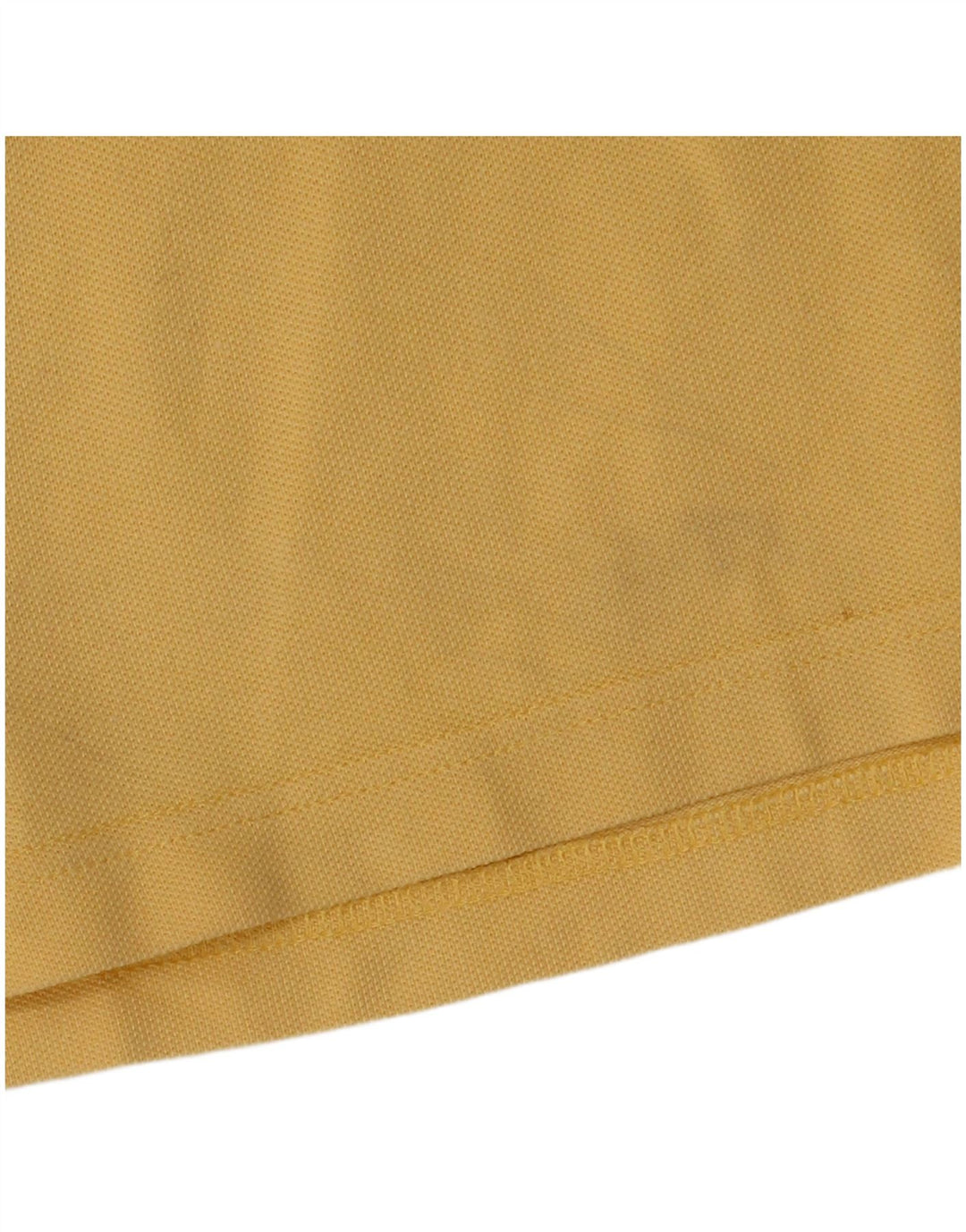 Asics Herren-Poloshirt aus mittelgelber Baumwolle