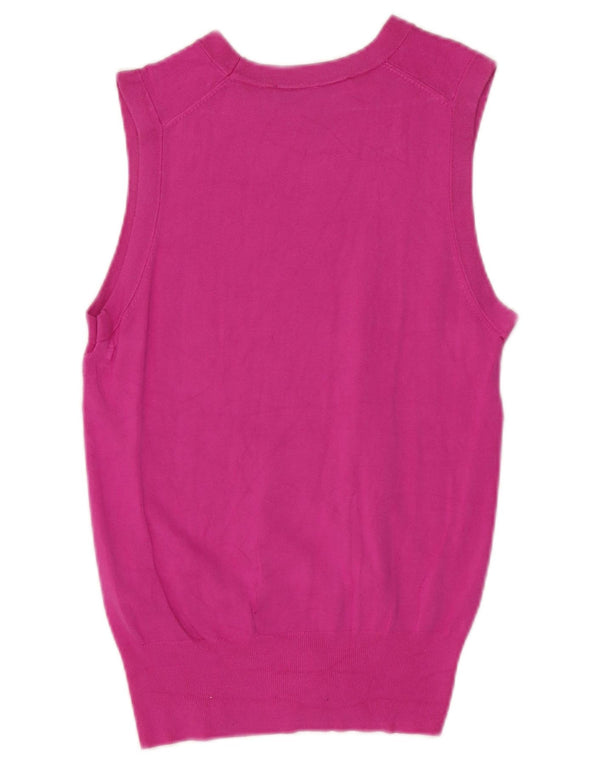 Zara Damen Weste Tank Top UK 8 Small Pink