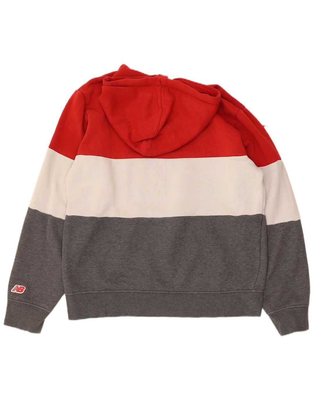 NEW BALANCE Herren-Kapuzenpullover mit Grafik, groß, mehrfarbig, Farbblock