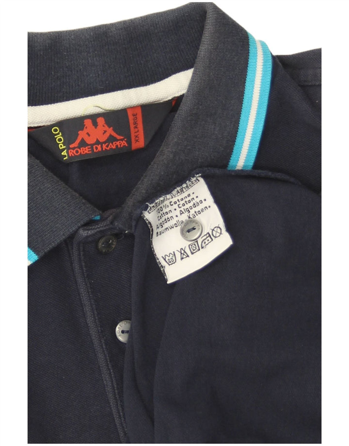 Kappa Herren Poloshirt 2XL Marineblau