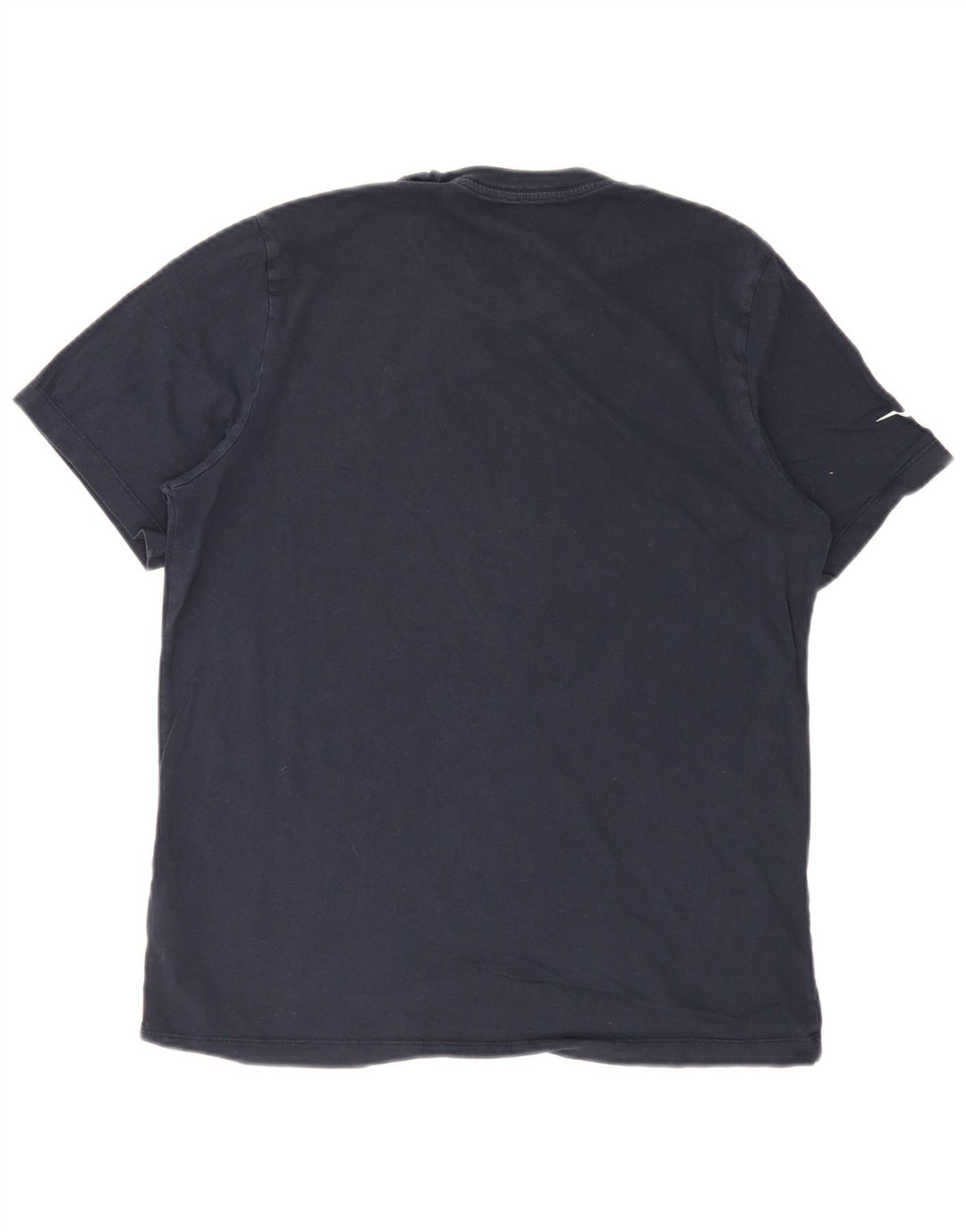 Nike Herren T-Shirt Top Large Marineblau Baumwolle
