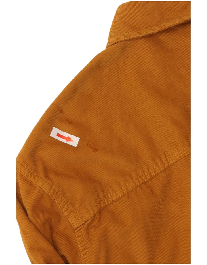 Fat Face Herren-Cordhemd, Größe L, Beige, Baumwolle