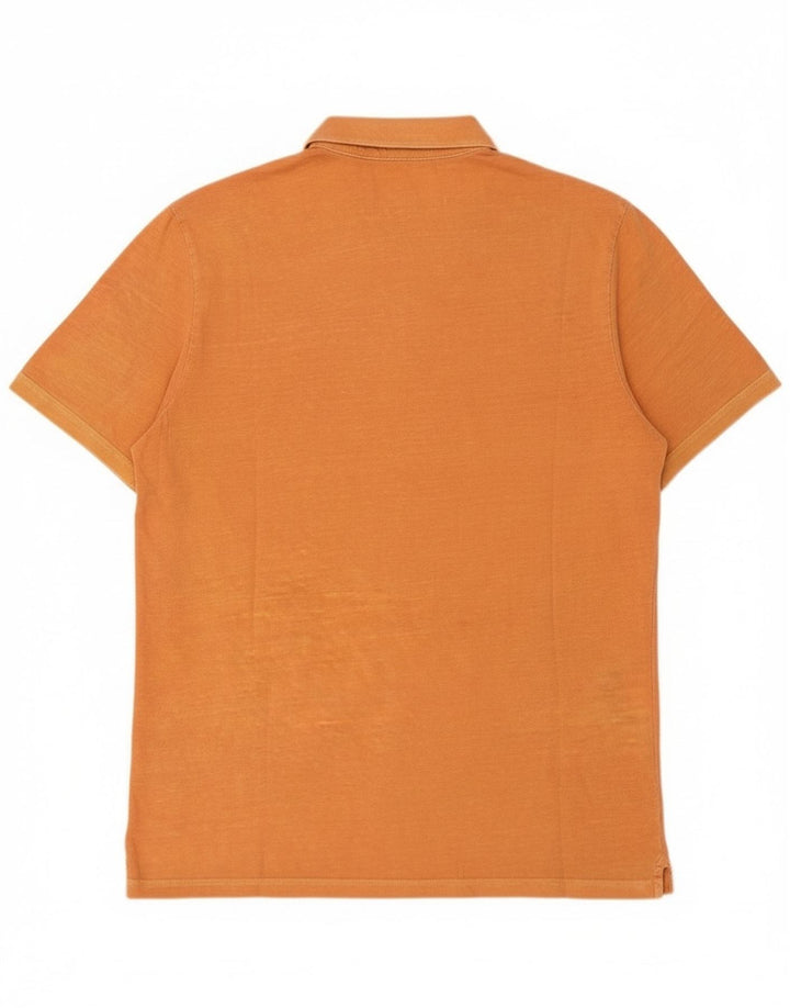 North Sails Herren-Poloshirt mit normaler Passform, Größe S, Orange, Baumwolle