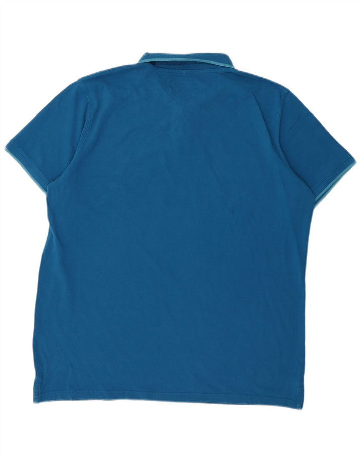 Carrera Herren Poloshirt Large Blau