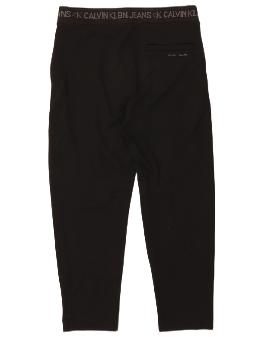 Calvin Klein Herren-Hose mit grafischem Schnitt, Größe M, W32, L25, Schwarz, Polyester