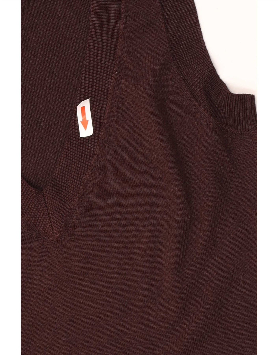 Zara Damen Weste Top UK 10 Small Braune Viskose