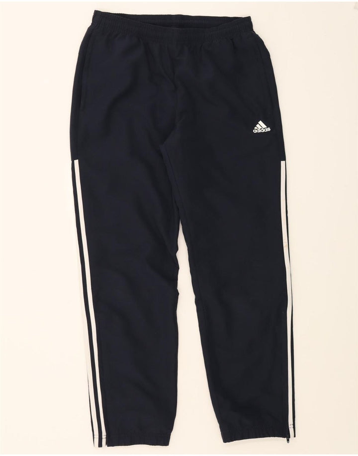 ADIDAS Mens Tracksuit Trousers Medium  Navy Blue Polyester Vintage Adidas and Second-Hand Adidas from Messina Hembry 