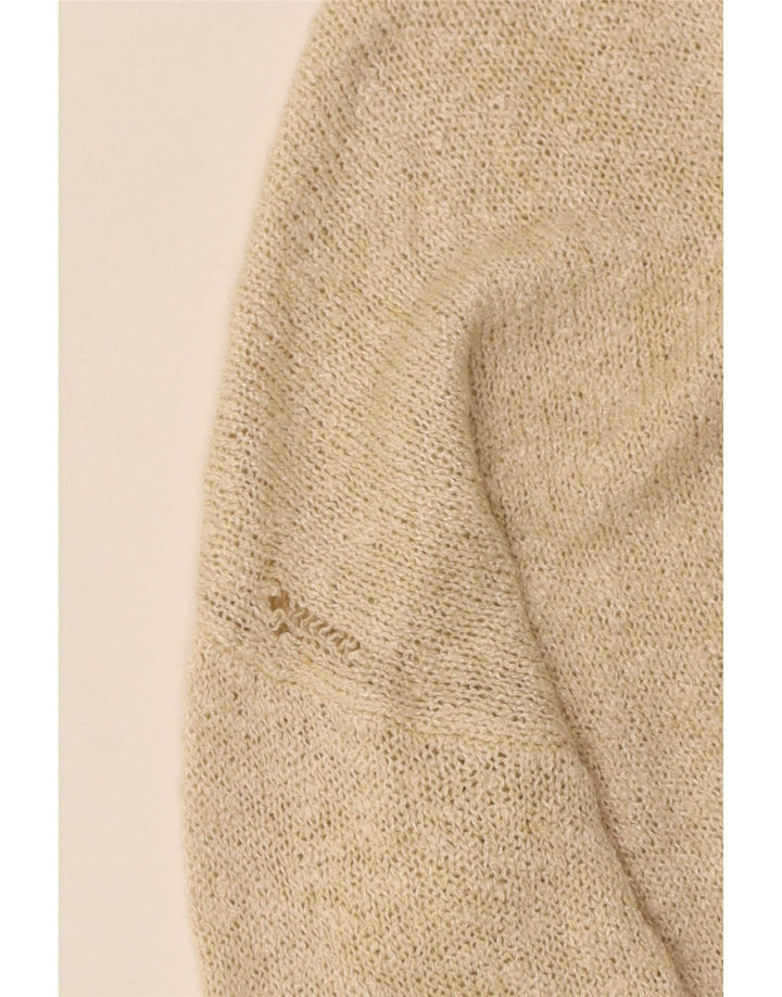Zara Damen-Strickjacke in Übergröße, Gr. 14, Mittelbeige, Acryl