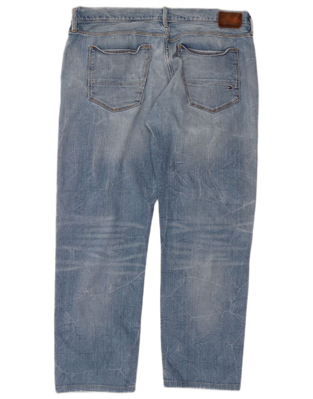 Tommy Hilfiger Herren Bleecker Slim Jeans W36 L28 Blaue Baumwolle