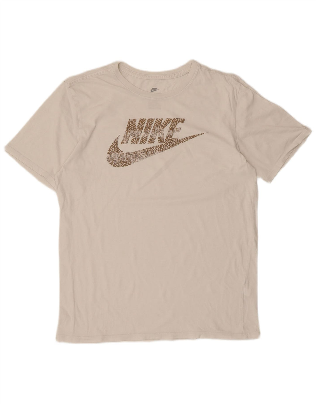 Nike Herren Athletic Cut Graphic T-Shirt Top Mittelweiß