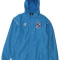 UMBRO Jungen-Trainingsanzug mit Kapuze, Oberteil, Jacke, 13–14 Jahre, XL, blaues Polyester
