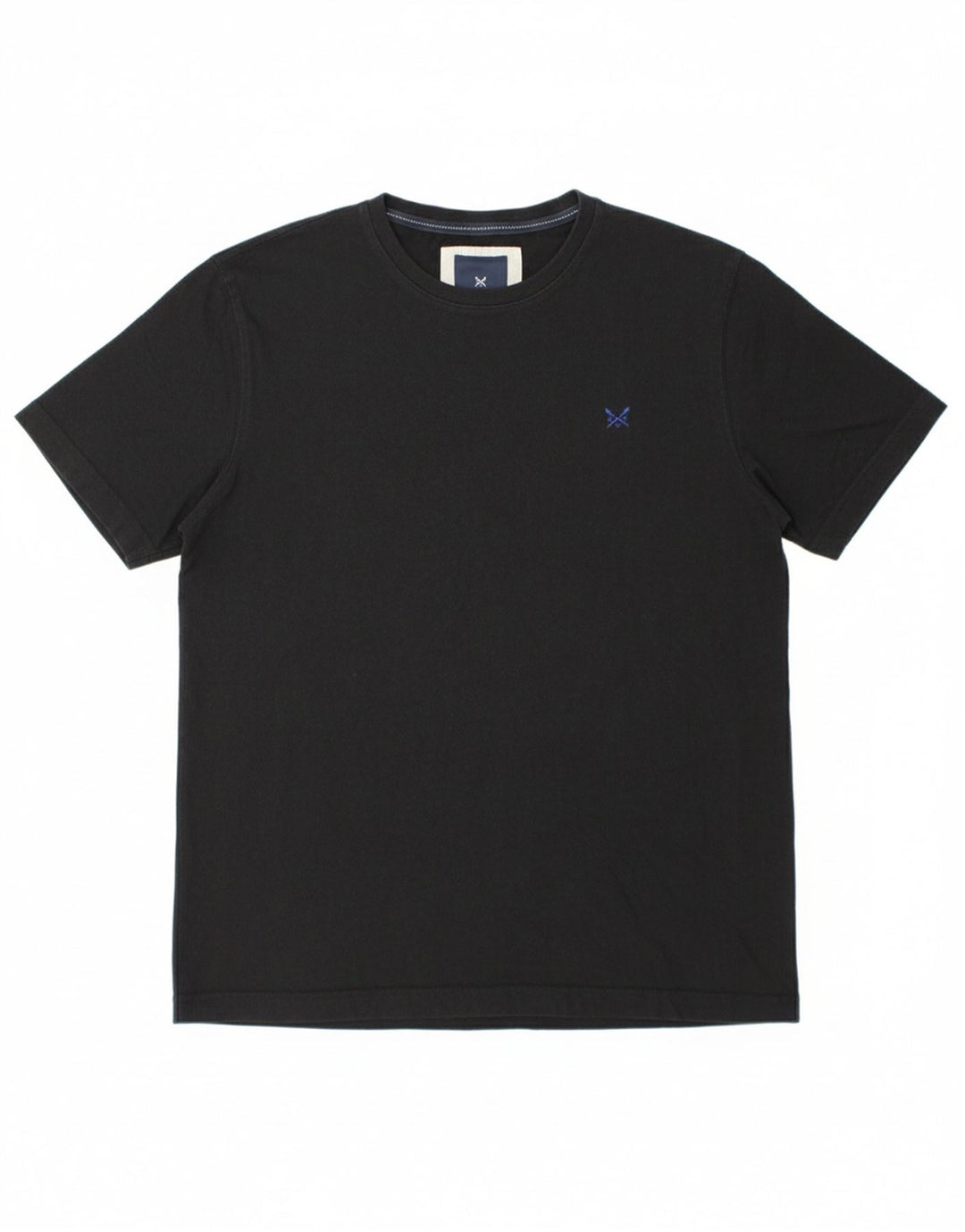 CREW CLOTHING Mens T-Shirt Top Medium Black