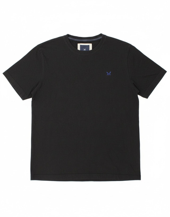 CREW CLOTHING Mens T-Shirt Top Medium Black