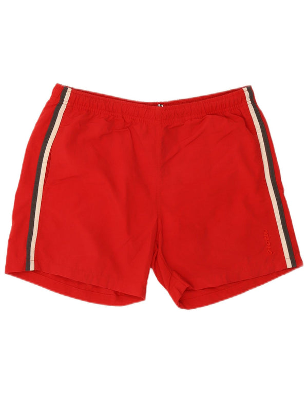 Lotto Herren-Badeshorts, UK 40/42, großes rotes Nylon
