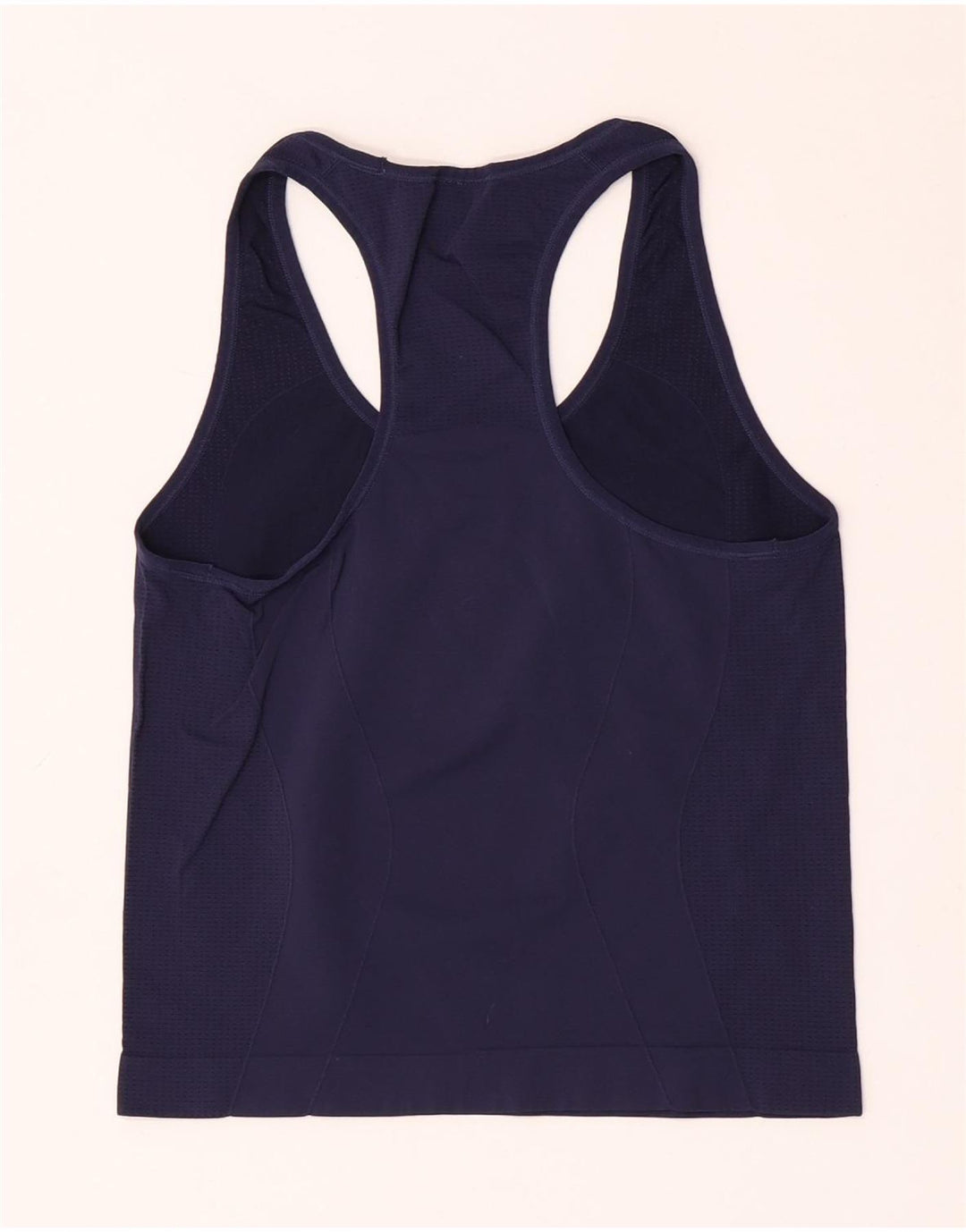 Puma Damen Crop Vest Top UK 12 Medium Marineblau