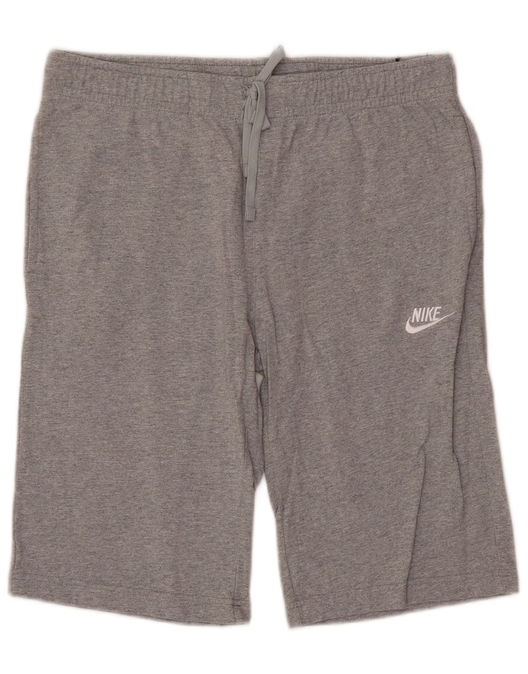NIKE Herren-Sportshorts aus mittelgrau gefleckter Baumwolle