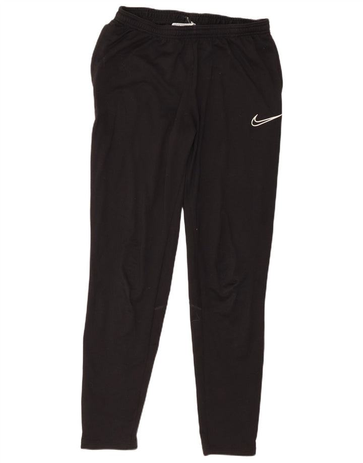 Nike Herren Dri Fit Trainingshose Mittelschwarzes Colourblock-Polyester