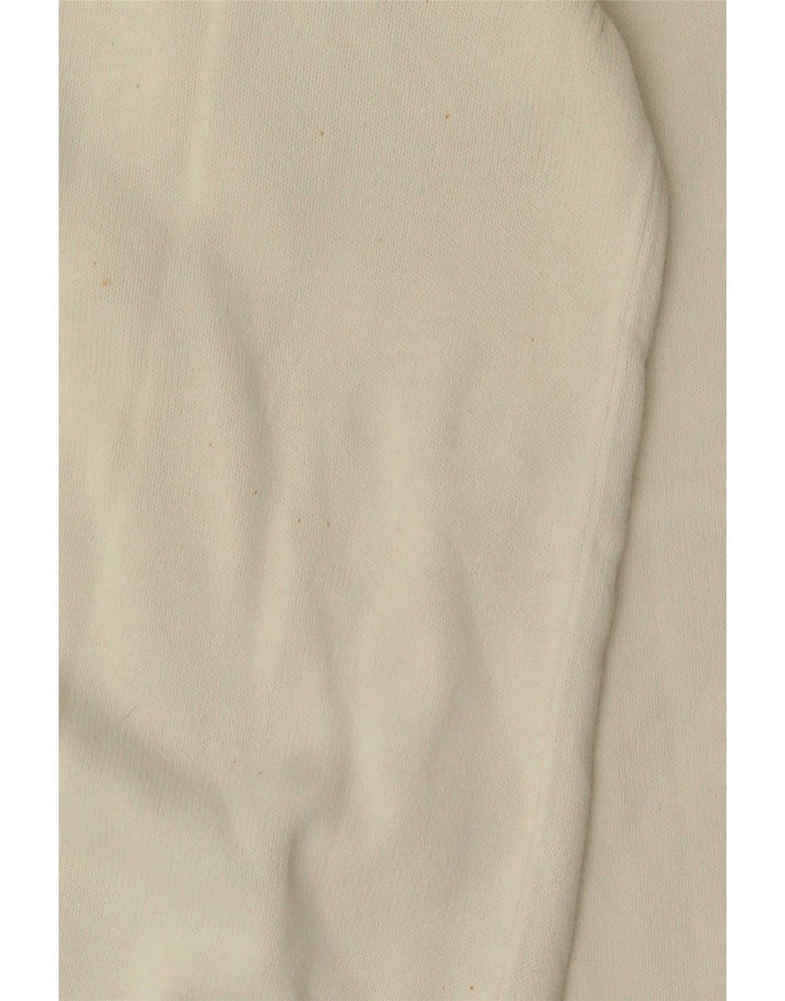 Tommy Hilfiger Herren-Pullover mit Rundhalsausschnitt, groß, aus weißer Baumwolle