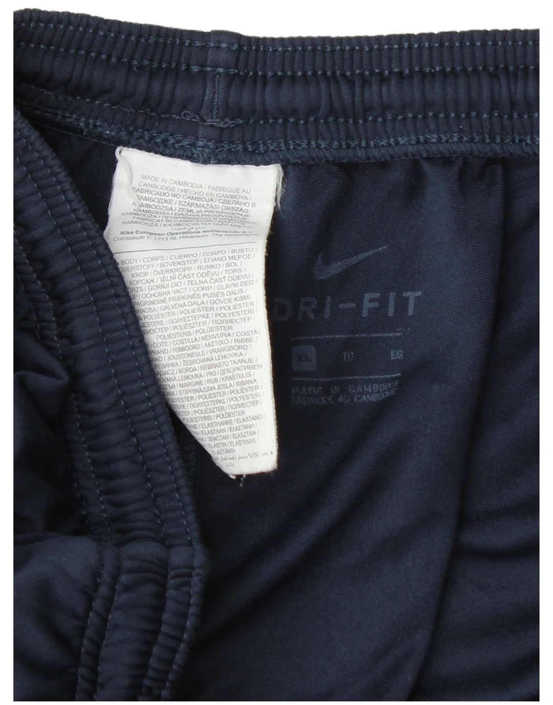 Nike Herren Dri Fit Trainingshose XL Marineblau Polyester