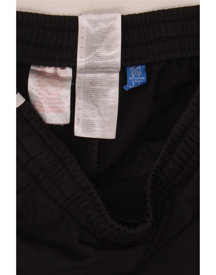Adidas Sportshorts für Jungen, 13–14 Jahre, schwarzes Polyester