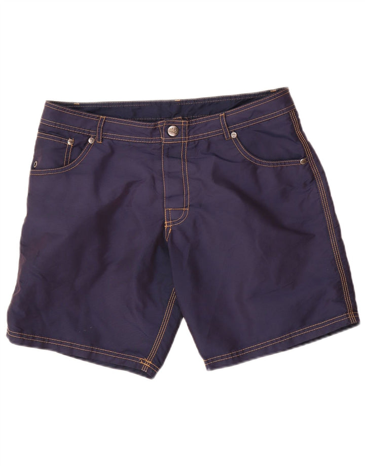 Sundek Herren-Badeshorts, mittelgroß, marineblau, Polyester
