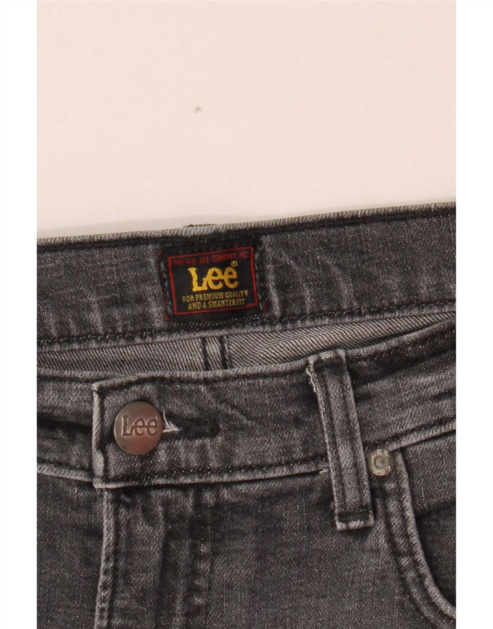 Lee Herren Rider Slim Jeans W29 L29 Graue Baumwolle
