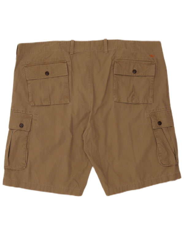 DOCKERS Herren Cargoshorts W42 2XL Beige Baumwolle