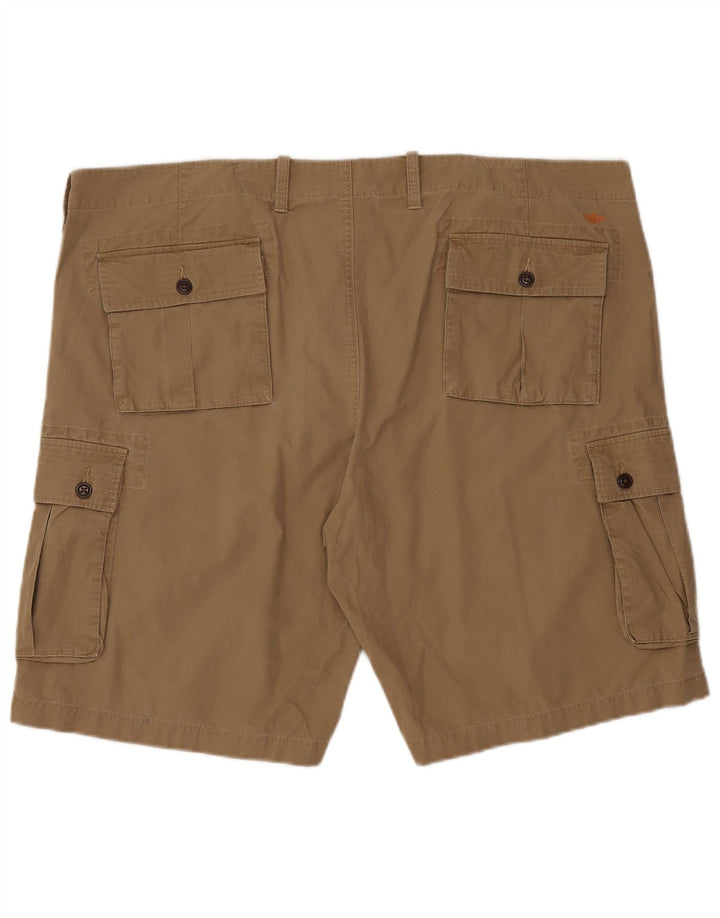DOCKERS Herren Cargoshorts W42 2XL Beige Baumwolle