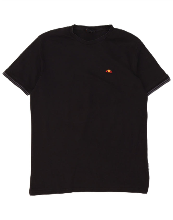 ELLESSE Herren T-Shirt Top Medium Schwarz