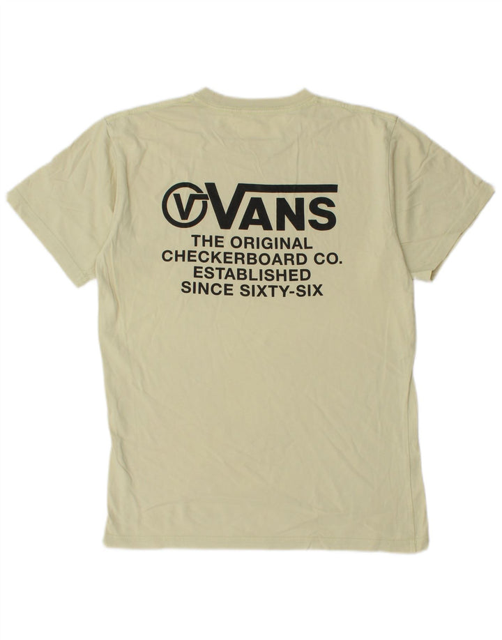 Vans Herren-T-Shirt mit klassischer Passform, Grafik, Größe S, Gelb