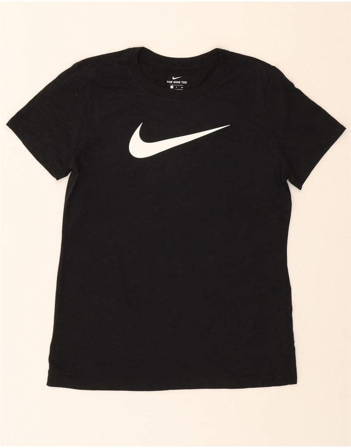 NIKE Mens Dri Fit Graphic T-Shirt Top Small Black Cotton Vintage Nike and Second-Hand Nike from Messina Hembry 