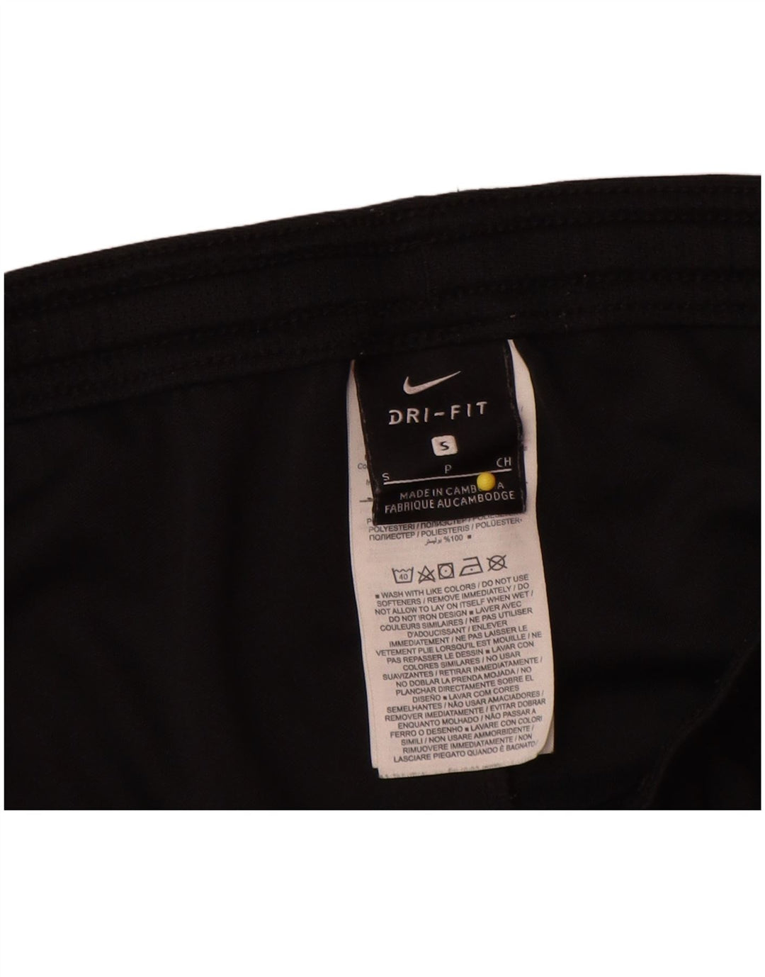 Nike Herren Dri Fit Sportshorts, Größe S, Schwarz, Polyester