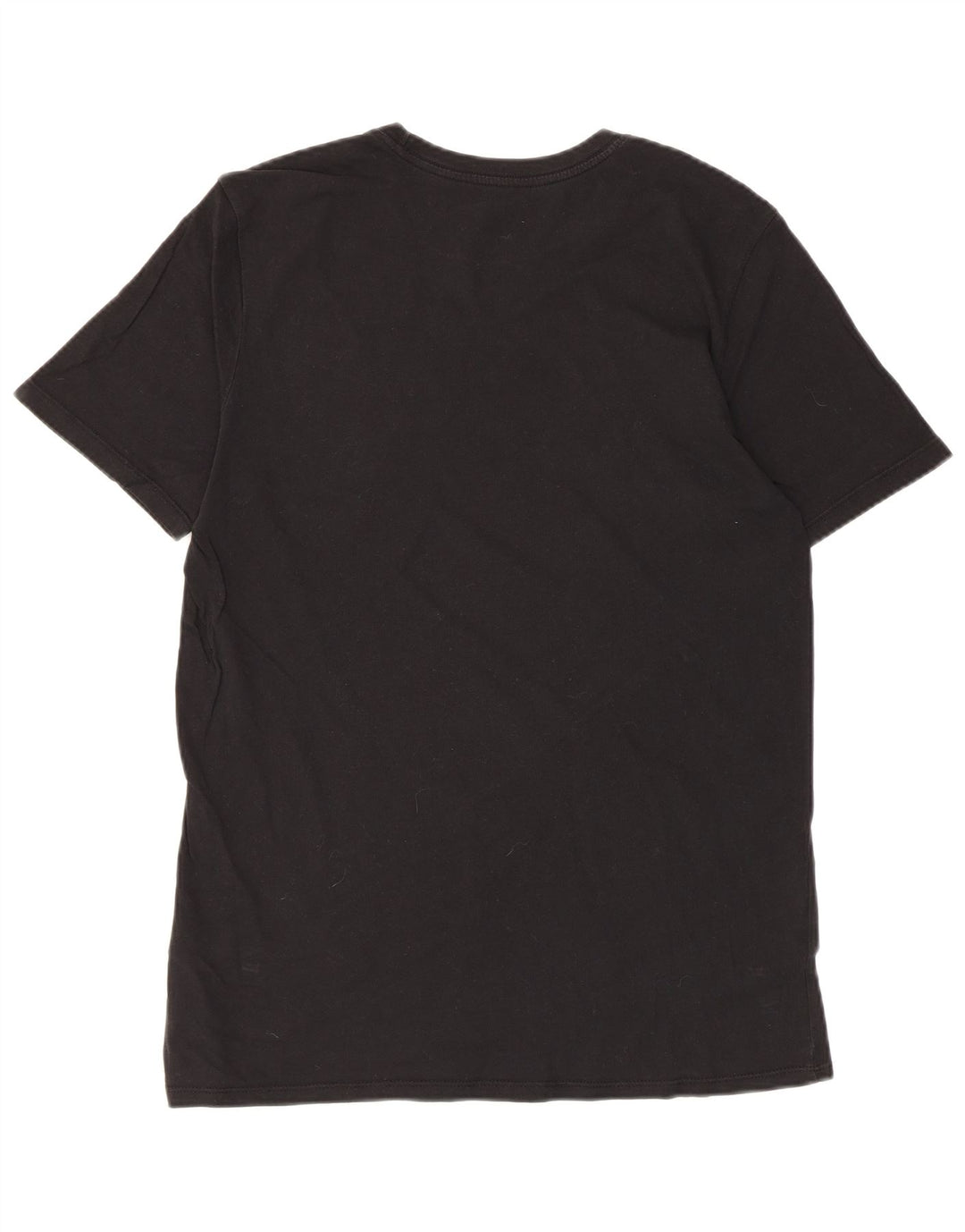 Nike Herren Athletic Cut T-Shirt-Oberteil aus mittelschwarzer Baumwolle
