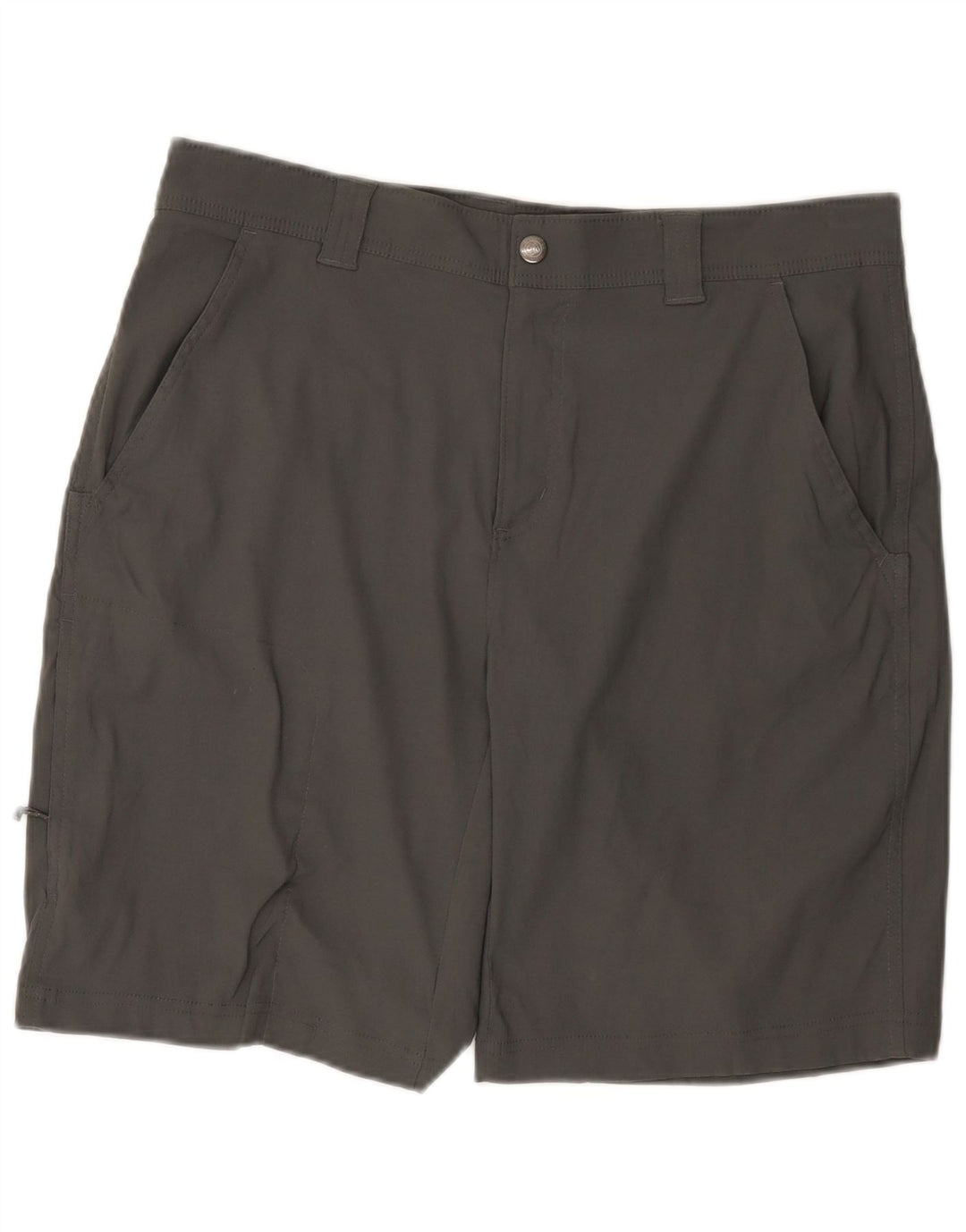 Columbia Herren Omni-Shade Shorts W34 Large Graues Nylon