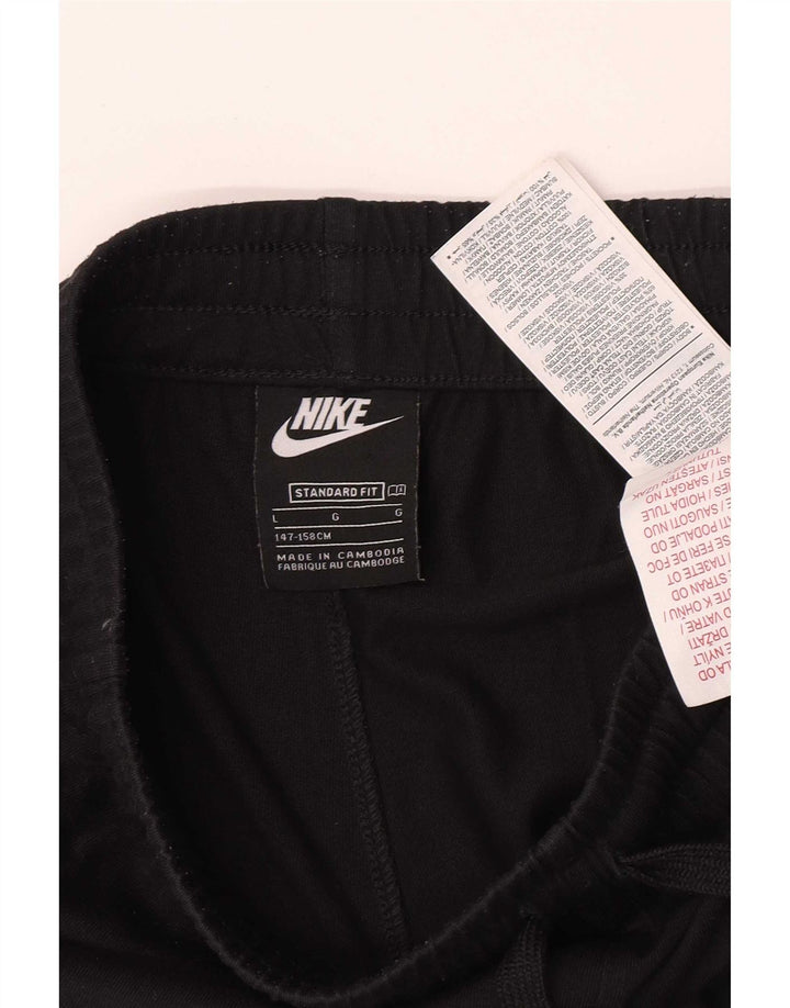 Nike Sportshorts für Jungen, 12–13 Jahre, Größe L, aus schwarzem Polyester